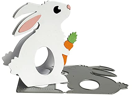 LICHENGTAI Stanzschablonen Ostern Scrapbooking Stanzschablone Metall Ostern Prägeschablonen Stanzformen Ostern Prägeschablonen Set für Scrapbooking, Grußkarten, Einladungen