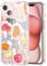Idocolors for iPhone 15 Pro Case Compatible with MagSafe, Magnetic Cute Cartoon Cats Design Clear Phone Cover for Girls Women Soft TPU Hard Back Shockproof Protective Case for iPhone 15 Pro 6.1
