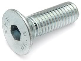 Senkkopfschrauben Innensechskant M8x30-25 Stück - Norm DIN 7991 - Vollgewinde - Innensechskant - Senkkopfschraube - Schraube mit abgesenktem Kopf - rostfrei