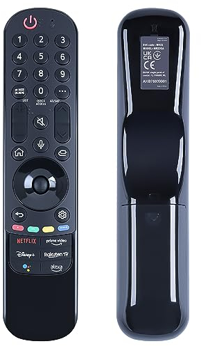 TCNOUMT Neue AKB76039901 MR22GA IR-Fernbedienung Ersatz für LG Smart TV QNED Nano OLED mit 6-Kanal-Tastenkombinationen (Keine Sprach, Magie und Zeigerfunktionen)