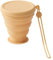 SAVOSWEET Voyage Pliables, Tasses en Silicone Pliables avec Couvercles, Tasses Rétractables Portables, Adaptées pour Pique-Nique, Camping, Randonnée en Plein Air. (jaune)