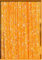 Perlenvorhang Glänzende Quaste mit silberner Linie, Fadenvorhang, 300 x 290 cm, 100 x 200 cm, modischer Volant, Wohnzimmerteiler, Hochzeit, DIY-Heimdekoration (Color : Orange, Size : 100x200cm)
