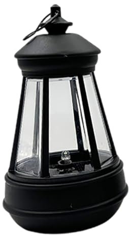 BESPORTBLE Hängende Solarleuchte Für Außen Wetterfest Dekorativ Aus Resin 4,8x8,5cm Solar Laterne Für Garten Balkon Hochzeit Warmweiß