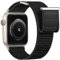 Oielai Bracelet Nylon Compatible avec Apple Watch 42mm 41mm 40mm 38mm Femme, Velcro Sport Loop pour iWatch SE Series 10 9 8 7 6 5 4 3 2 1, Noir