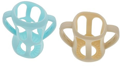 Vaguelly 3 Ensembles Housse De Biberon Carafe Mangeoire Poignée Porte-biberon Bouchon Bouteille Bouchon De Bouteille Joli Manchon De Biberon Alimentation Bébé Gel De Silice 2 Pièces * 3