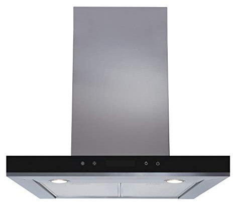 SIA LIN71SS 70cm Stainless Steel Linear LED Touch Control Cooker Hood Extractor