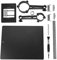 Adjustable Heat Gun Stand, Sturdy Metal Construction, Height Adjustable, for Electronics Repair, BGA Reballing, Soldering, and Rework Stations