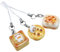 AMOYER 3 Teile/Satz Nette Japanische Simulation Katze Telefon Charme Handy Schlüsselbund Kätzchen Anhänger Tier Handy Kette Lanyard
