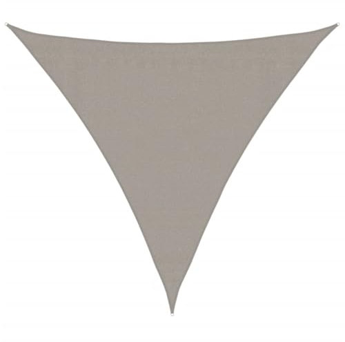 vidaXL Vela Parasole 160 g/m² Triangolare 3,6x3,6x3,6 m in HDPE, Vela ombreggiante, Ombra da Patio, tettoia ombreggiante, Vela da Giardino, tettoia
