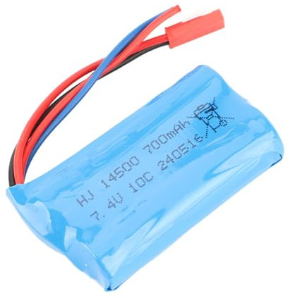 Acouto 7.4V 700mAh Lipo Battery Pack with JST Plug RC Battery for AXIAL SCX24 1/24 RC Car Upgrade Parts Lipo BatteryLipo Pack7.4V 700mAh BatteryRC with JST