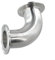 Sanitary 90 Degree Elbow Pipe Fitting Tri Clamp Connector for 1 5 Inch to 3 Inch Pipes (32MM)