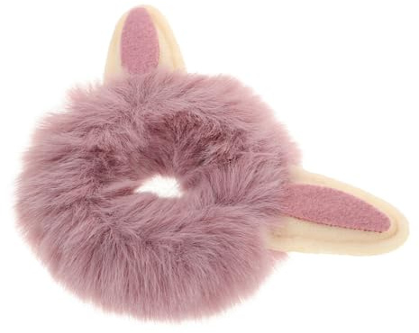 minkissy Haargummi Mit Bommel Für Mädchen Flauschig Elastisch Handgefertigt Cartoon Figur Weiches Fell Haaraccessoire Herbst Winter Stil