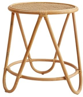 Dexinhdh Beistelltische Aus Rattan Für Den Außenbereich, Bistro-Tisch Für Terrasse Und Garten, Sitzfläche In Trichterform, Handgestrickte, Tragbare Picknicktische Für Wohnzimmer