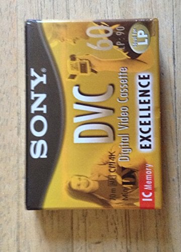 Sony - Digital Video-Kassette, Excellence Qualität mit IC Chip, 60 Minuten