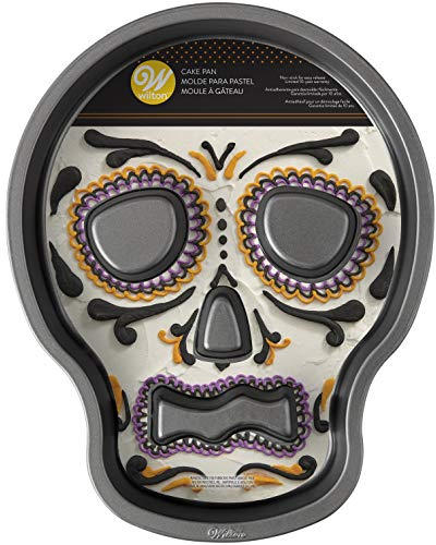 Wilton 2105-7792 Skull Cake Tin, Steel
