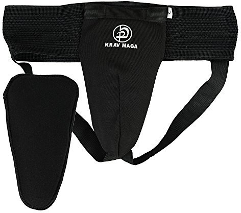 Krav Maga Schwarz Damen Elastische Baumwolle Tiefschutz W/Cup L