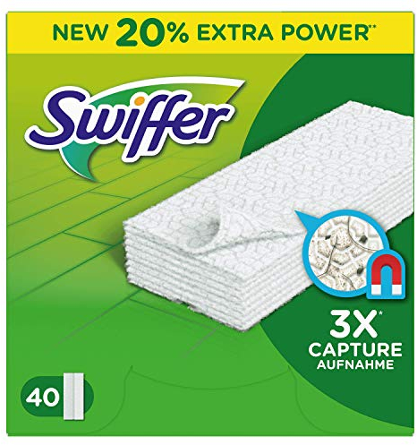 Swiffer Trocken Wischtücher Nachfüllpackung, 3er Pack (3 x 40 Stück)
