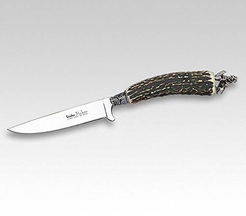 Linder Trachtenmesser Löwen-Platte, 10 cm, 221110