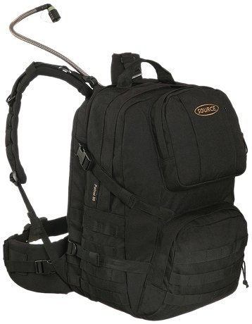Source Tactical Patrol 35L Cargo Pack mit 3l Trinksystem, schwarz