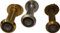 Spioncino Panoramico per Porta Ø14 mm 60-110 mm Ottone Bronzato