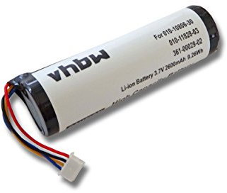 vhbw Batterie 2600mAh (3.7V) pour Collier GPS Navi pour Chien de repérage Navi Garmin Alpha GPS Pig Hunting Dog Tracking System, GAA003.