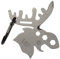 UST Stainless-Steel Tool A Long Multi-Tool Carabiner, Silver, One Size (20-02763)