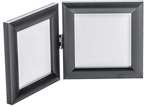 Nicola Spring Falten 2 Fotorahmen - 4 X 4 - Schwarz