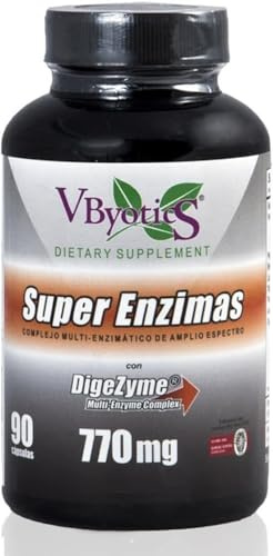 V.byotic Super Enzimas Con Dygeszime 90 Capsulas