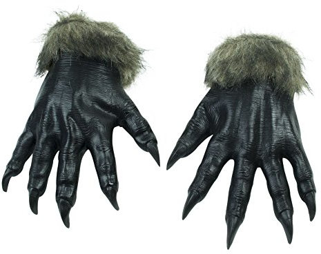 Bristol Novelty MD241 Wolf Hände, unisex - erwachsene, braun, Einheitsgröße