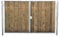 Einfahrtstor Verzinkt Holz Tor Senkrecht Symmetrisch 2-flügelig 400cm x 180cm