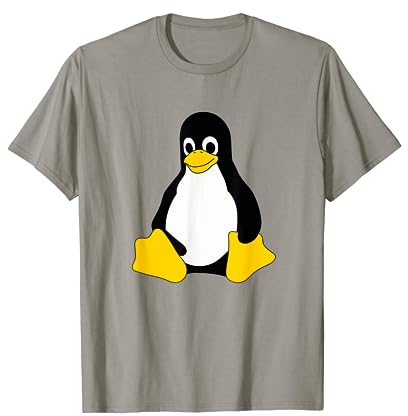 Linux Mascot Tux der Pinguin Nerd Geek IT Person T-Shirt