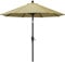 MasterCanopy 270 cm Sonnenschirm Patioschirm Gartenschirm Terrassenschirm Tischschirm Martkschirm 8 Rippen, Khaki