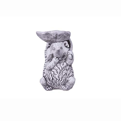 ANTYKI24 Steinfigur Deko Figur Herbstdeko Tierfigur Igel Steht Gartenfigur Steinguss 32 cm Igelchen