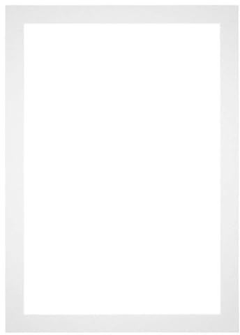 yd. Passepartout 70x100 cm - Ausschnitt für Bildformat 61x91.5 - Weiß | Your Decoration, Säurefreier Museumskarton 630 g, Außenmaß 70x100 cm, Ausschnitt 61x91.5 cm, Schrägschnitt