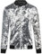 YFFUSHI Jacke Glänzende Langen Ärmeln Reißverschluss Jacke mit Pailletten Bomber Baseballkragen Sportmantel Casual