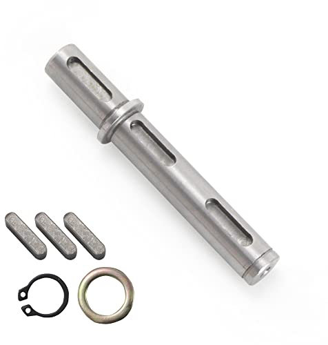 RATTMMOTOR Ausgang Einzelwellendurchmesser 14mm passend für Schneckengetriebe NMRV030 NEMA23 Schrittmotor L-100mm