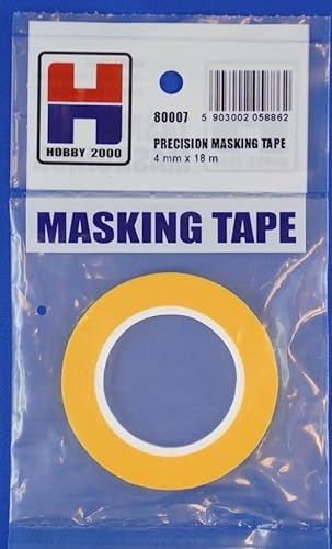 HOBBY 2000 Präzisions-Abdeckband, 4 mm x 18 m, 1 Stück
