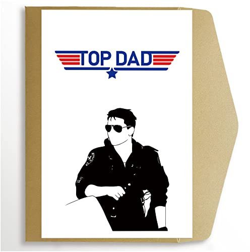 Top Gun Vatertagskarte, Tom Cruise Maverick Karte, Karte für Papa, Vatertagsgeschenk, Karte für Ihn
