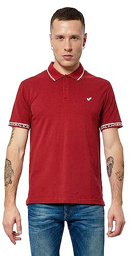 Kaporal - Polo Rouge Homme - Setro - M - Rouge