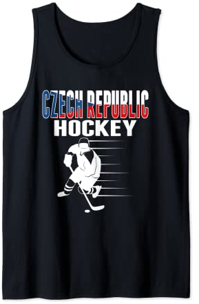 Tschechische Republik Eishockey-Fans Trikot - Support Czech Hockey Tank Top