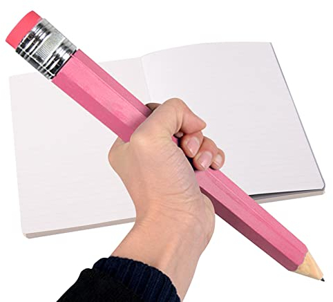 Extra Groß Bleistift Buntstift Aus Holz - Holzstifte Riesen Holzkiste Bleistifte Riesen Bleistift Zeichnung Schreiben Malerei 35cm Schule Schreibwaren Bürobedarf