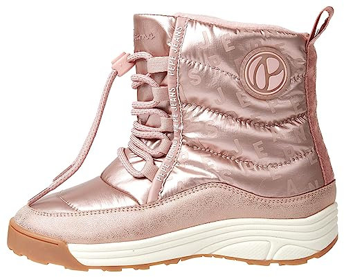 Pepe Jeans Jarvis Trace, Stivale alla moda Bambine e ragazze, Rosa (rosa lavato), 37 EU