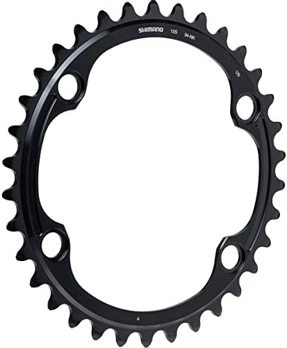 SHIMANO Dura-Ace FC-R9200 Plato interior de 12 velocidades, negro, 34t