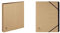 Pagna Ringbuch A4 Pur, praktische 2-Ring-Mechanik, stabiler Graukarton mit Kraftpapier überzogen & Ordnungsmappe Pur, 7 Fächer, schwarzes Eckspanngummi, Recyclingkarton mit dezentem Druck
