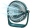 Desk Fan,Samll Personal Fan,Table Fan Rechargeable 4000mAh Battery,5 Speed Silent Bed Fans with 360°Rotatable Strong Airflow