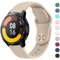 Wanme Bracelet pour Xiaomi Watch S1/S1 Active de 22 mm de large en silicone original compatible avec Xiaomi Mi Watch/Mi Watch Color Sport Femme Homme