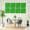 Bilderwelten Moosbild Akustik-Paneel Grasgrün 2 Stk. 52x52 cm echte konservierte Mooswand Moos Akustik Platte Wand Panel Wohnzimmer Schlafzimmer