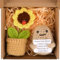 Positive Emotional Support Potato Sunflower Pot, I Love You Gifts for Her Him, Cute Stuff Good Luck Funny Gifts for Women Men, Cheer Up Crochet Sunflower Gifts