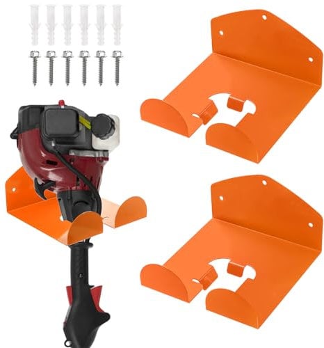Peohud 2 Pack Trimmer Rack, Heavy Duty Garden Power Tool Hanger for Grass Trimmer, Hedge Trimmer, Garage Trimmer, Weed Trimmer, Garden Tool, Garage Storage Organizer
