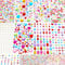 JOLCEEY 3034pcs Gem Stickers, Rhinestone Self Adhesive Gems, Stick on Gems Jewel Stickers Sticky Gems for DIY Crafts Gluing
